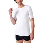 Camisetas térmicas blancas de poliester Oeko-tex rebajadas tallas grandes manga corta con cuello redondo de punto Damart talla 3XL para hombre 