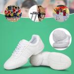 Zapatillas blancas de tejido de malla de aerobic de verano informales para mujer 