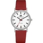 Danish Design 3316322 - Reloj de Pulsera Hombre, Piel, Color Rojo