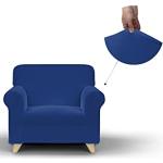 Fundas azules neón de poliester para sofá 