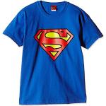 Camisetas azules de manga corta infantiles Superman informales con logo 7 años 