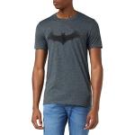 Camisetas grises de manga corta Batman manga corta con cuello redondo con logo DC Comics talla S para hombre 