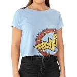 Camisetas azules Wonder Woman vintage DC Comics talla L para mujer 