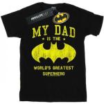 DC Comics Girls Batman My Dad Is A Superhero Cotton T-Shirt