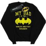 DC Comics Sudadera para niñas Batman My Dad Is A Superhero