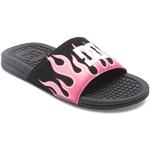 Sandalias planas negras de goma DC Shoes Bolsa talla 43 para mujer 