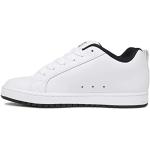 DC Shoes Court Graffik - Zapatos de Piel Para Hombre Zapatillas para Hombre, White Black Black, 41 EU