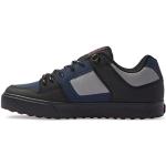 Zapatillas azul marino de piel con cordones rebajadas informales con logo DC Shoes Pure talla 53,5 para hombre 