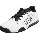 Zapatillas blancas de ante de skate con logo DC Shoes talla 40,5 para hombre 