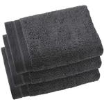Juegos de toallas grises de algodón De Witte Lietaer 40x60 