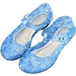 Sandalias azules de fiesta de verano con lentejuelas talla 27 para mujer 
