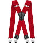 Pantalones rojos de esquí formales Talla Única para hombre 