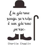 DecalMile Charlie Chaplin Pegatinas De Pared Letra