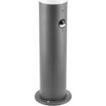 Lámparas grises de metal con sensor de movimiento modernas 