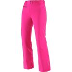 Pantalones rosas de esquí impermeables, transpirables para mujer 
