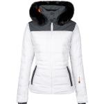 Chaquetas grises de sintético de esquí impermeables, transpirables con capucha acolchadas talla XXL para mujer 