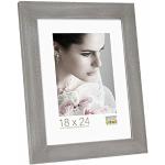 Marcos de fotos grises de madera Deknudt Frames 50x60 