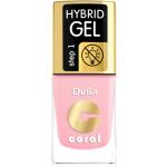 Delia Cosmetics Coral Nail Enamel Hybrid Gel esmalte de uñas en gel tono 04 11 ml