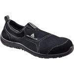 Delta Plus-Miami - Zapatos de lona de seguridad para hombre/mujer con puntera de acero/entresuela UK 7 / EU 41 negro