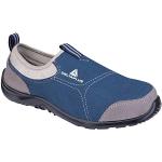 Delta Plus-Miami - Zapatos de lona para hombre y mujer, puntera de acero y entresuela, color azul marino