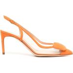 Zapatos naranja de piel de tacón rebajados con tacón de 7 a 9cm Rupert Sanderson talla 35 para mujer 
