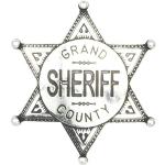 Denix Insignia del Sheriff del condado de Grand Nickel