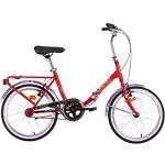Bicicletas paseo rojas plegables Lee Denver para mujer 