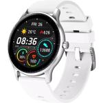 Smartwatches blancos con notificaciones con medidor de frecuencia cardíaca Lee Denver Bluetooth 