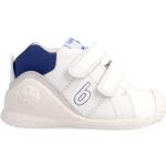 Sneakers azules neón de cuero con velcro con velcro Biomecanics talla 21 infantiles 