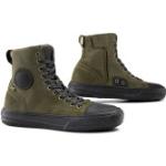 Zapatillas verdes de goma de piel militares floreadas Falco talla 36 para mujer 
