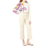 Blusas estampadas blancas rebajadas floreadas Desigual talla XL para mujer 