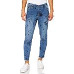 Jeans desgastados azules desgastado Desigual con bordado talla XS para mujer 