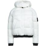 Abrigos blancos de poliamida con capucha  manga larga acolchados Desigual talla XL para mujer 
