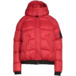 Abrigos rojos de poliamida con capucha  manga larga acolchados Desigual talla XL para mujer 