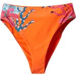 Bikinis naranja de poliamida rebajados floreados Desigual talla S para mujer 