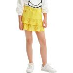 Faldas infantiles amarillas de denim Desigual 6 años para niña 
