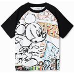 Camisetas blancas de manga larga infantiles La casa de Mickey Mouse Mickey Mouse con logo Desigual 6 años 