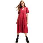 Desigual Vest_Flora, 3194 Chilli Vestido Informal, Rojo, S para Mujer