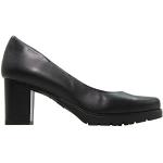 Zapatos negros de goma de tacón Desiree talla 41 para mujer 