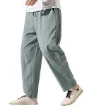 Pantalones azules de algodón de golf de verano tallas grandes hippie talla 4XL para hombre 