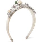 Diademas blancas de latón floreadas Dolce & Gabbana Talla Única para mujer 