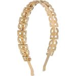 Diademas doradas de latón con logo Dolce & Gabbana Talla Única para mujer 