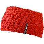 Sudaderas deportivas rojas de poliester de punto con crochet para mujer 