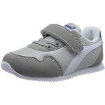 Sneakers grises de sintético con velcro con velcro informales Diadora Simple Run talla 26,5 para mujer 