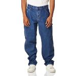 Jeans desgastados azules de denim ancho W32 desgastado Dickies con lazo talla XL para hombre 