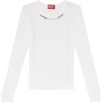 Camisetas blancas de viscosa de manga larga manga larga de punto Diesel talla M para mujer 