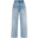 Jeans azules celeste tiro bajo rebajados con rayas Diesel para mujer 