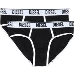 Calzoncillos slip negros de algodón tallas grandes con logo Diesel talla XXL para hombre 