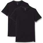 Camisetas negras rebajadas Diesel talla S para hombre 