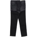 Jeans desgastados infantiles negros de algodón rebajados desgastado Diesel 8 años para niña 